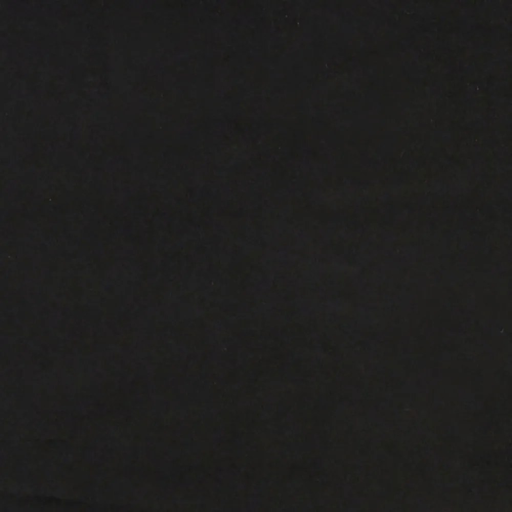 fekete bársony ágykeret Dover 140x200 cm