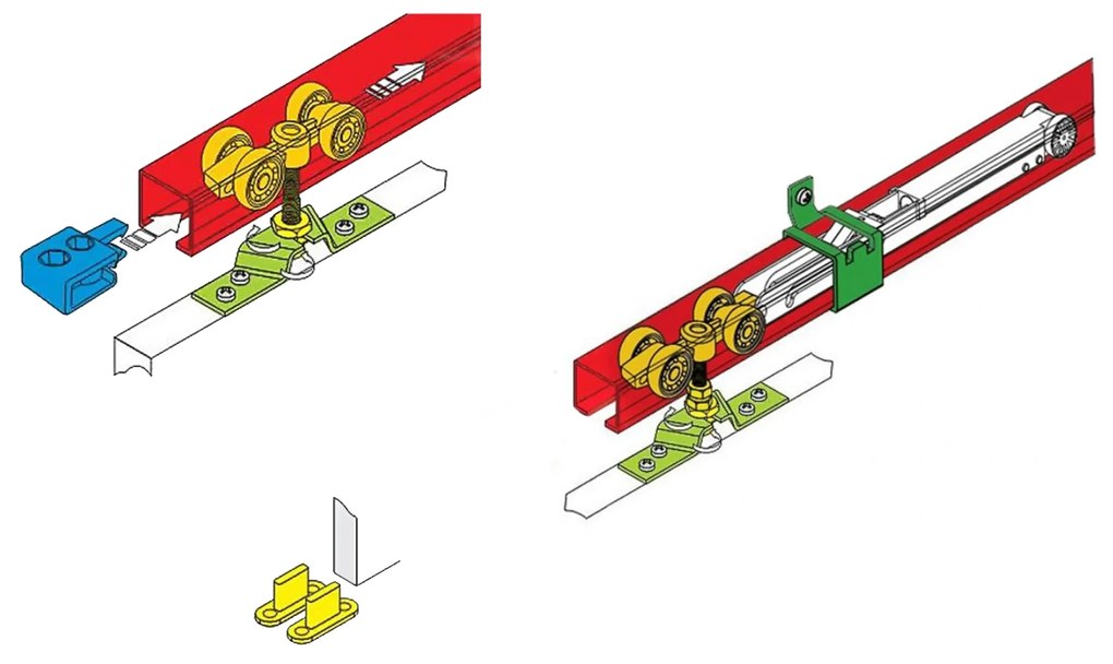 Tolóajtó 90 cm Sharlene IV (beton + matt fekete + fekete). 1043740