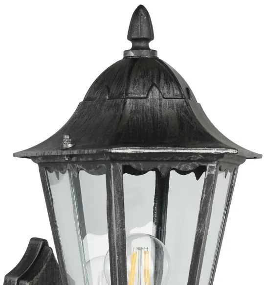 Eglo 93458 - Kültéri Fali láma érzékelővel NAVEDO 1xE27/60W/230V