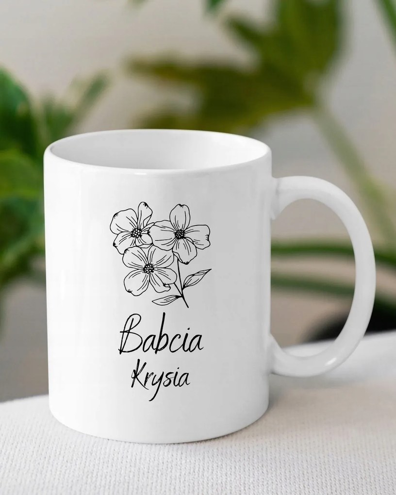 Bögre Fehér Vicces Ajándék Nagymama Nap Nagymama Név Személyre Szabás