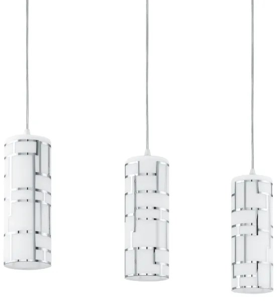 Eglo 92563 - Csillár zsinóron BAYMAN 3xE27/60W/230V