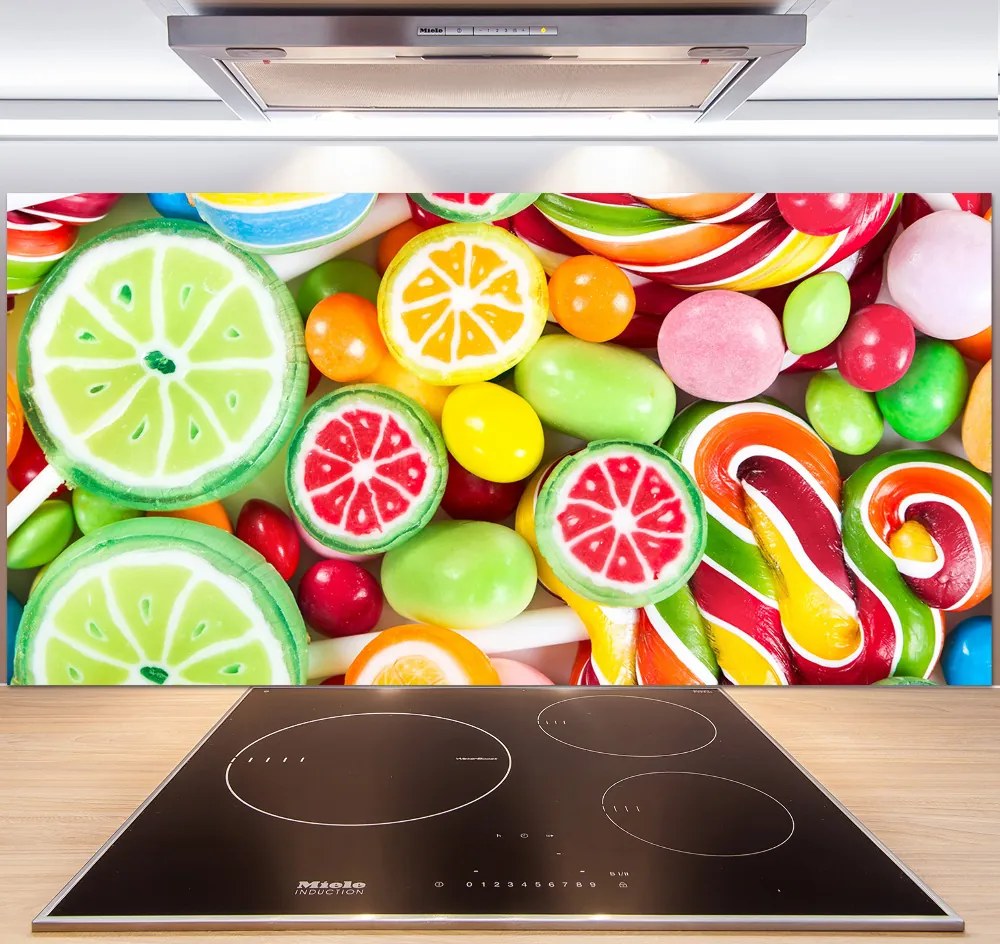 Konyhai dekorpanel Színes cukorka pksh-82636061