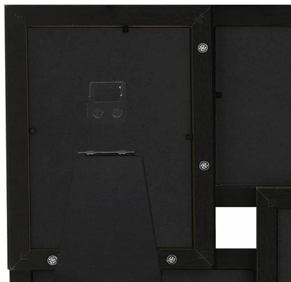 fekete MDF fényképkeretszett 4 db 10 x 15 cm-es képhez