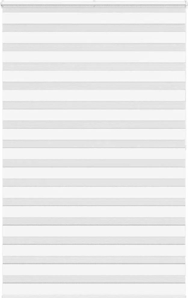 vidaXL zebrafüggönnyel fehér szövetszélesség 145,9 cm poliészter