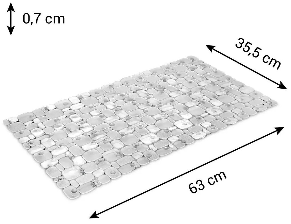 Tescoma csúszásgátló fürdőszobaszőnyeg LAGOON 63 x36 cm