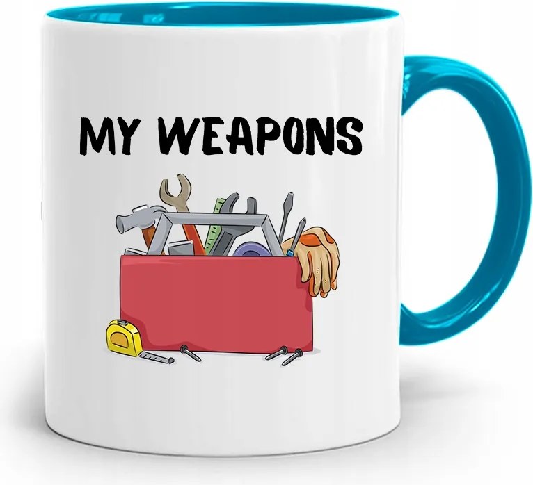 My Weapons Barkácsoló Kék Bögre fényképes nyomtatással