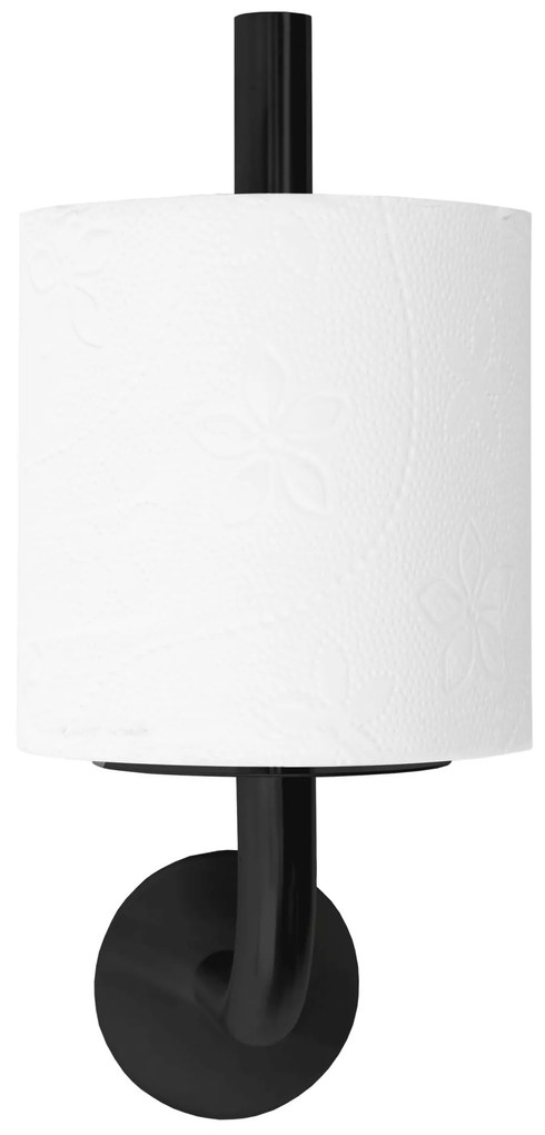 Falra szerelhető wc papír tartó BLACK 322220A