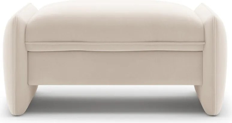 Krémszínű bársony lábtartó Georgia – Micadoni