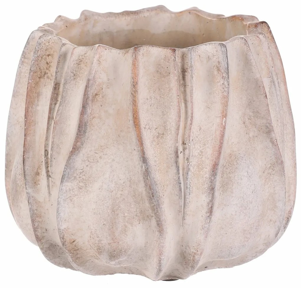 Beton virágcserép burkolat S1, szürke, 18 x 15 cm, 18 cm