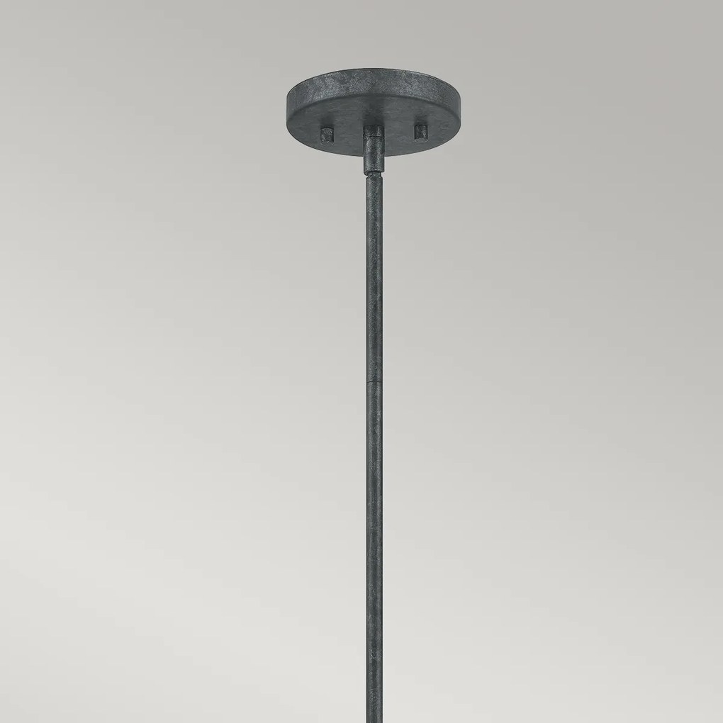Quoizel klasszikus vintage függeszték vanguard fekete elsqz-vanguard-3p-ok