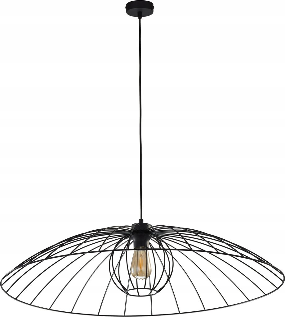 Mennyezeti lámpa függeszték fekete csillár nappali hálószoba loft Barbella XX