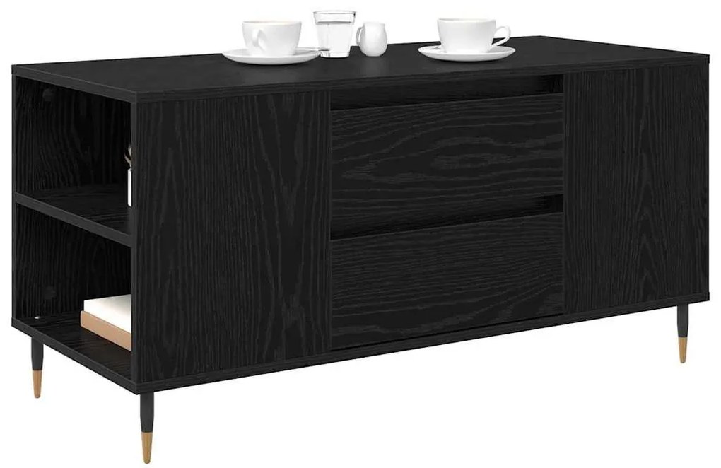 Dohányzóasztal Musta tammi 102 x 44.5 x 50 cm Faanyag
