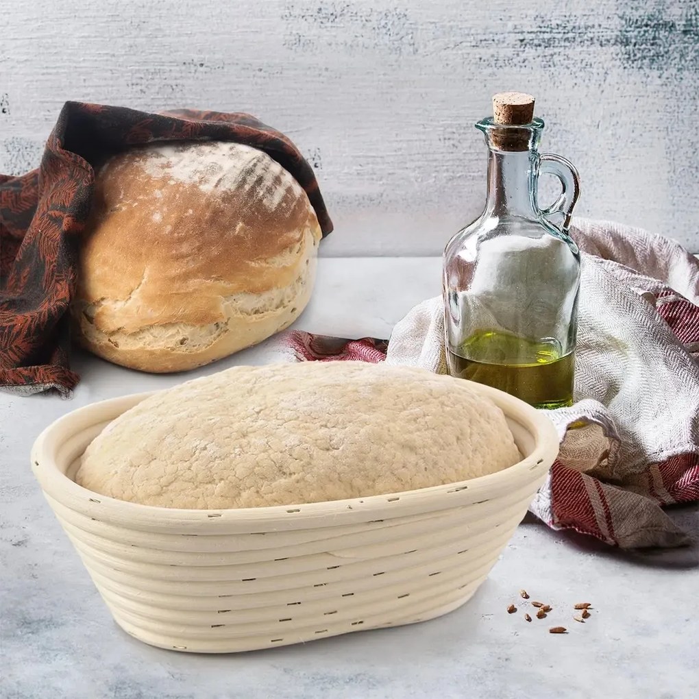 Orion ovális rattan tál, 32 x 15 x 9 cm, L