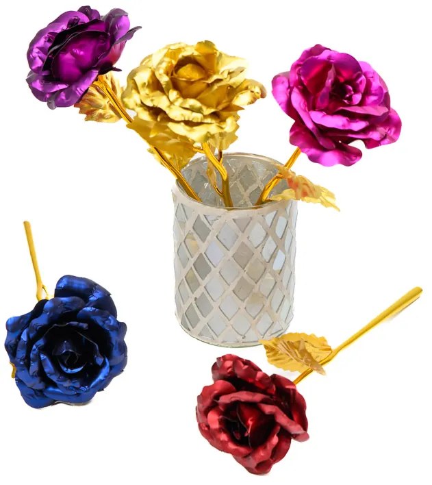 SIF lila örökrózsa arany szárral