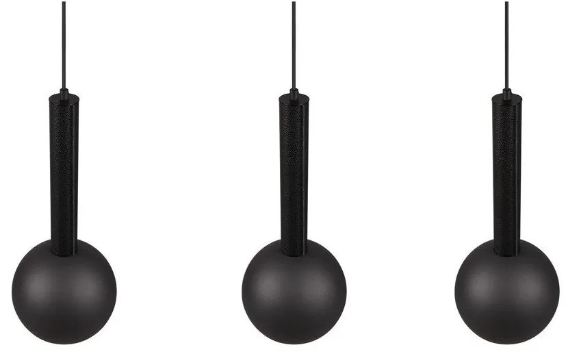 Fekete függőlámpa Ciliana – CINQUE
