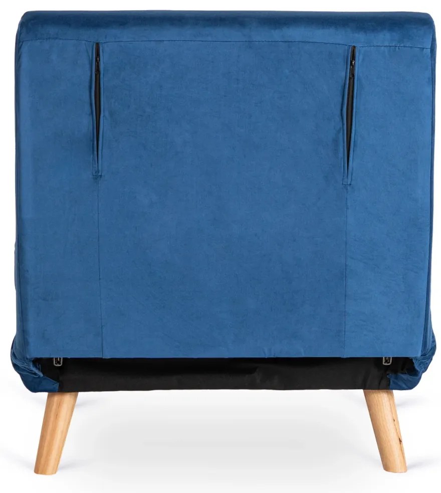 Ágyazható Fotel Sötétkék Színben. MARRY 75 cm.