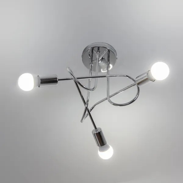 OXFORD felületre szerelhető csillár 3xE27/15W/230V fényes króm