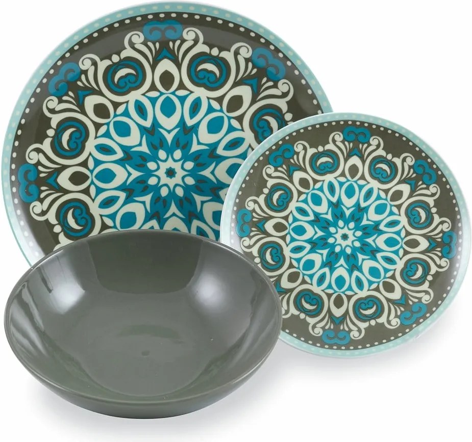 Cala Jondal Mar 18 db-os agyagkerámia és porcelán étkészlet - Villa d'Este