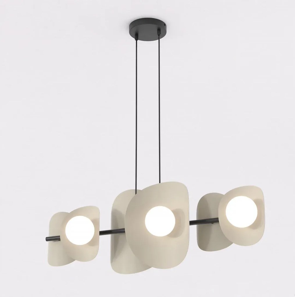 Emibig modern függeszték elementi fehér barna emi1493/6