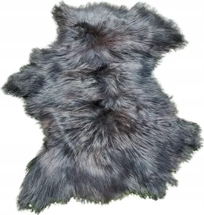 Bőr Szőnyeg Padlóra Természetes Fekete Bőr