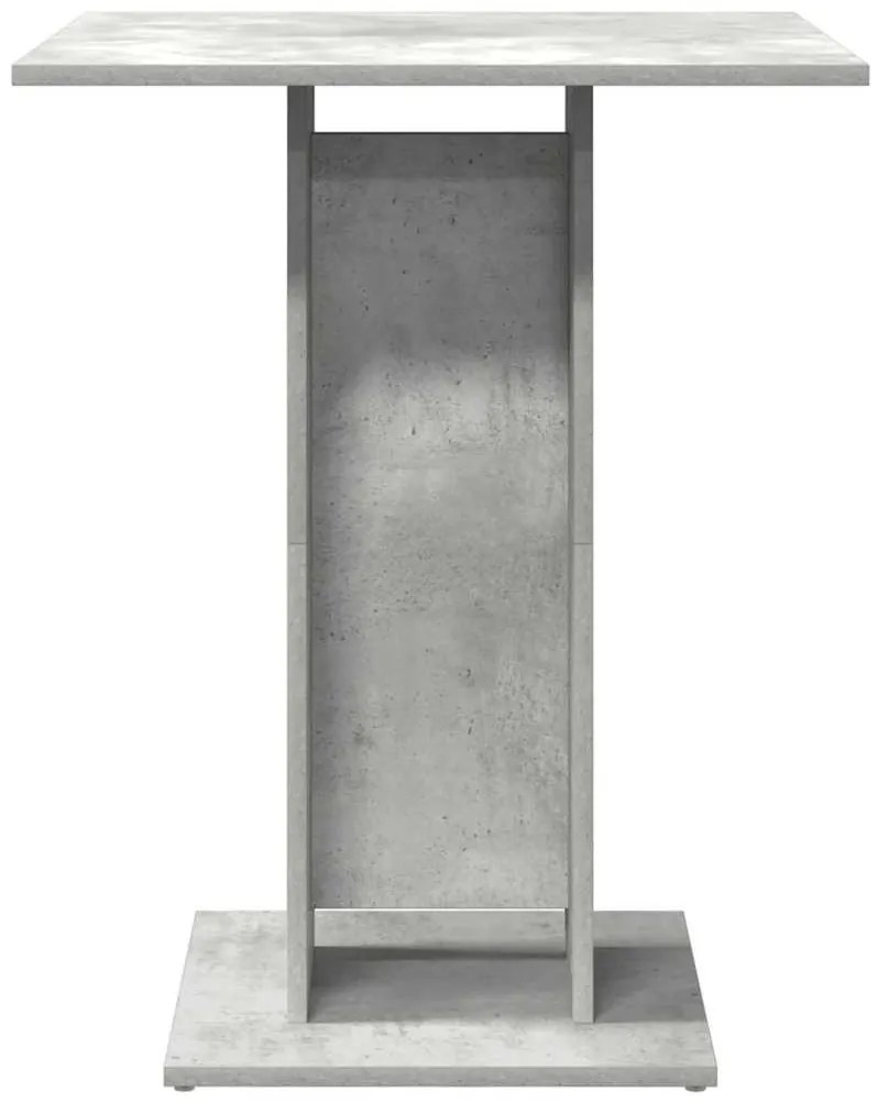 Betonszürke szerelt fa bisztróasztal 60 x 60 x 75 cm