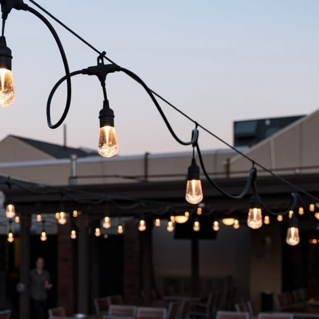 Kültéri fénylánc LED izzókkal - 20 m