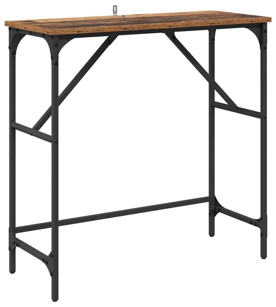 Konzolasztal Régi fa 75 x 32 x 75 cm Faanyag