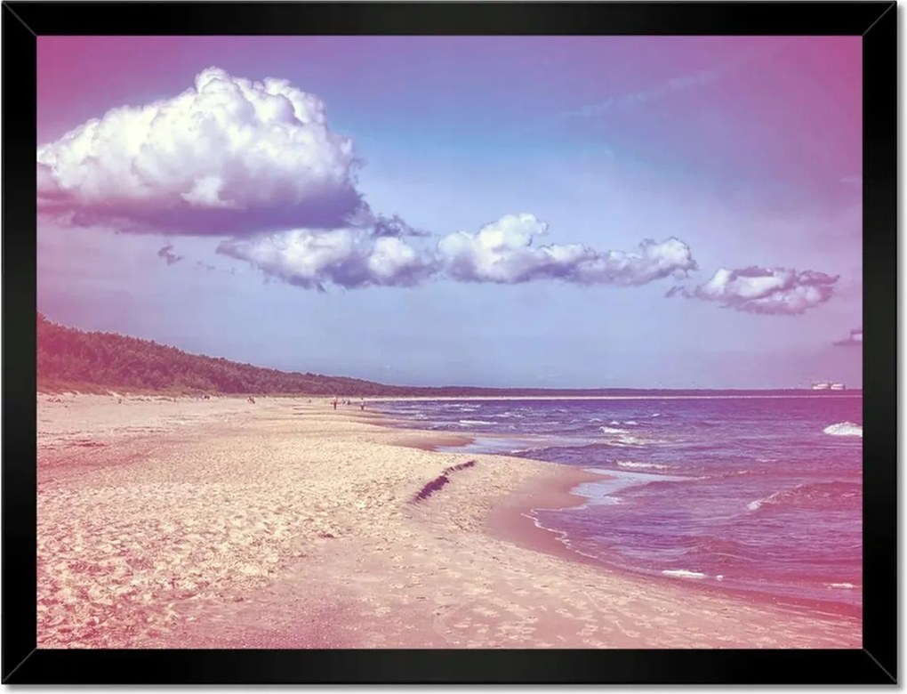 Poszterek keretben 40x30 Tengerpart a Balti-tengeren