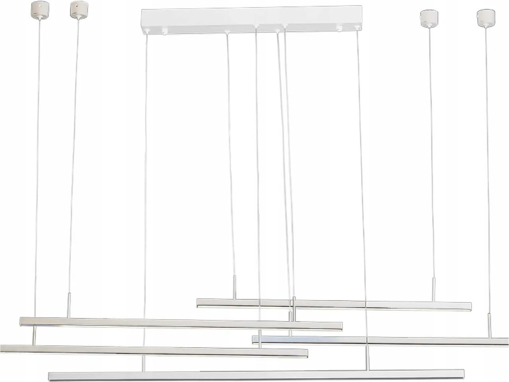 Modern Led csillár Merlo DIMM fehér gerendák Led díszlécek asztali világítás