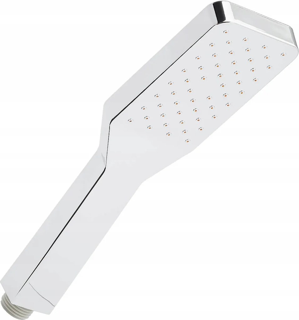 Zuhanyfej Zuhany Öko Eco Zuhany Szögletes Krómozott Ezüst 1F