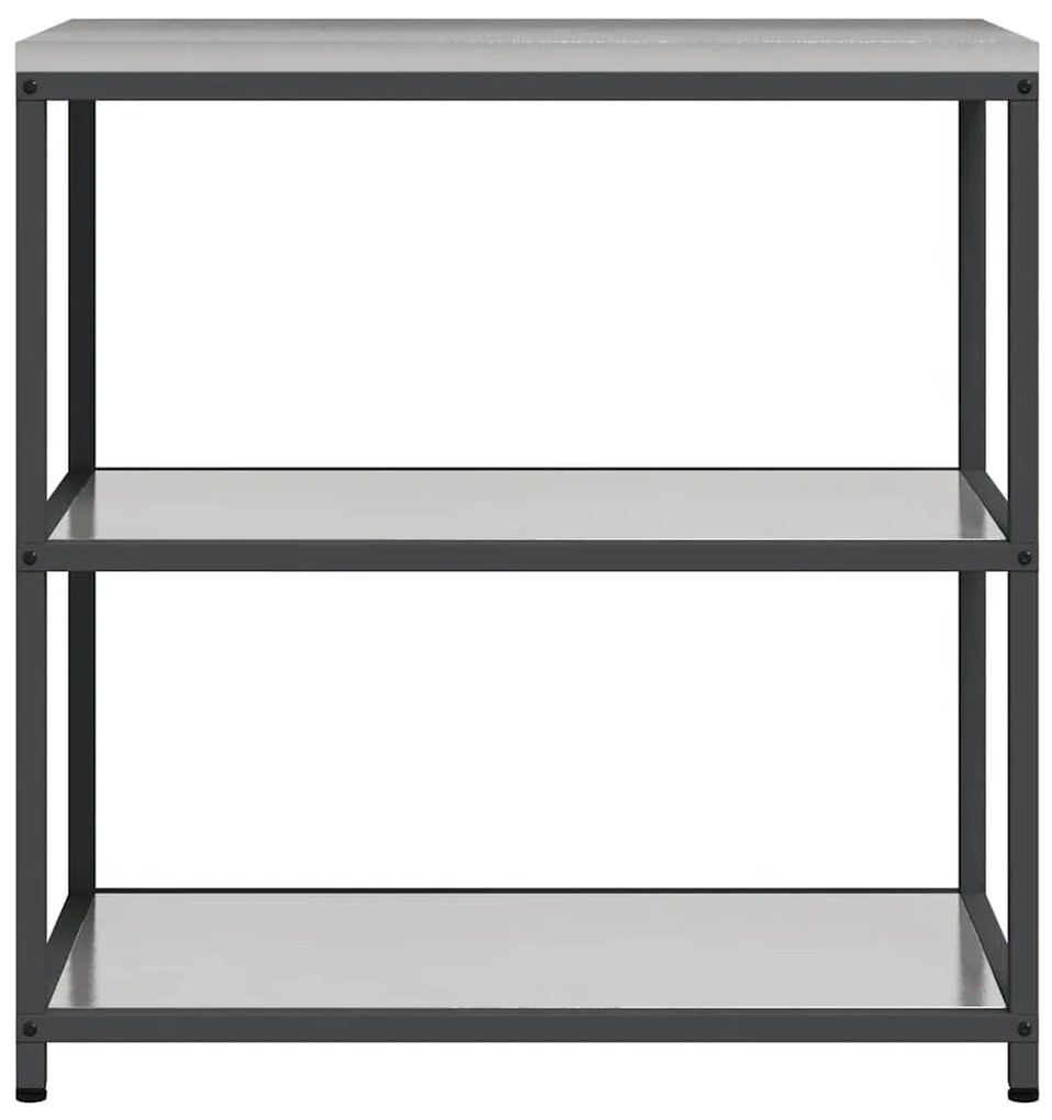Konyhai tárolópolc polcokkal tárolóval Ezüst Rozsdamentes acél