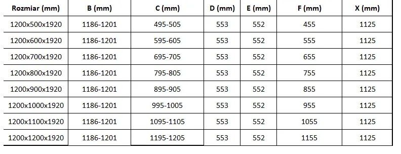 Mexen Lima zuhanykabin 120x100cm, 6mm üveg, króm profil-átlátszó üveg, 856-120-100-01-00