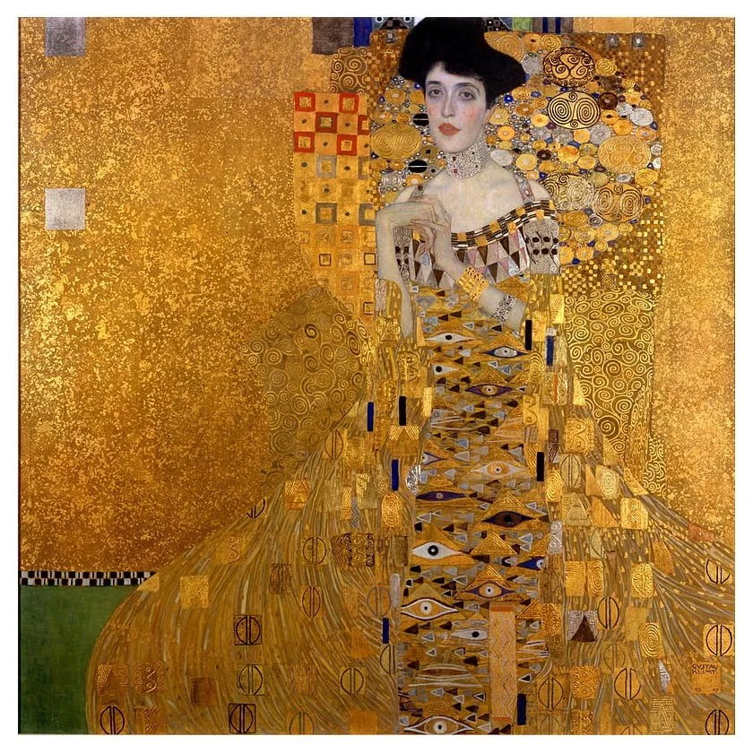 Gustav Klimt Adele Bloch-Bauer I kép másolat, 90 x 90 cm