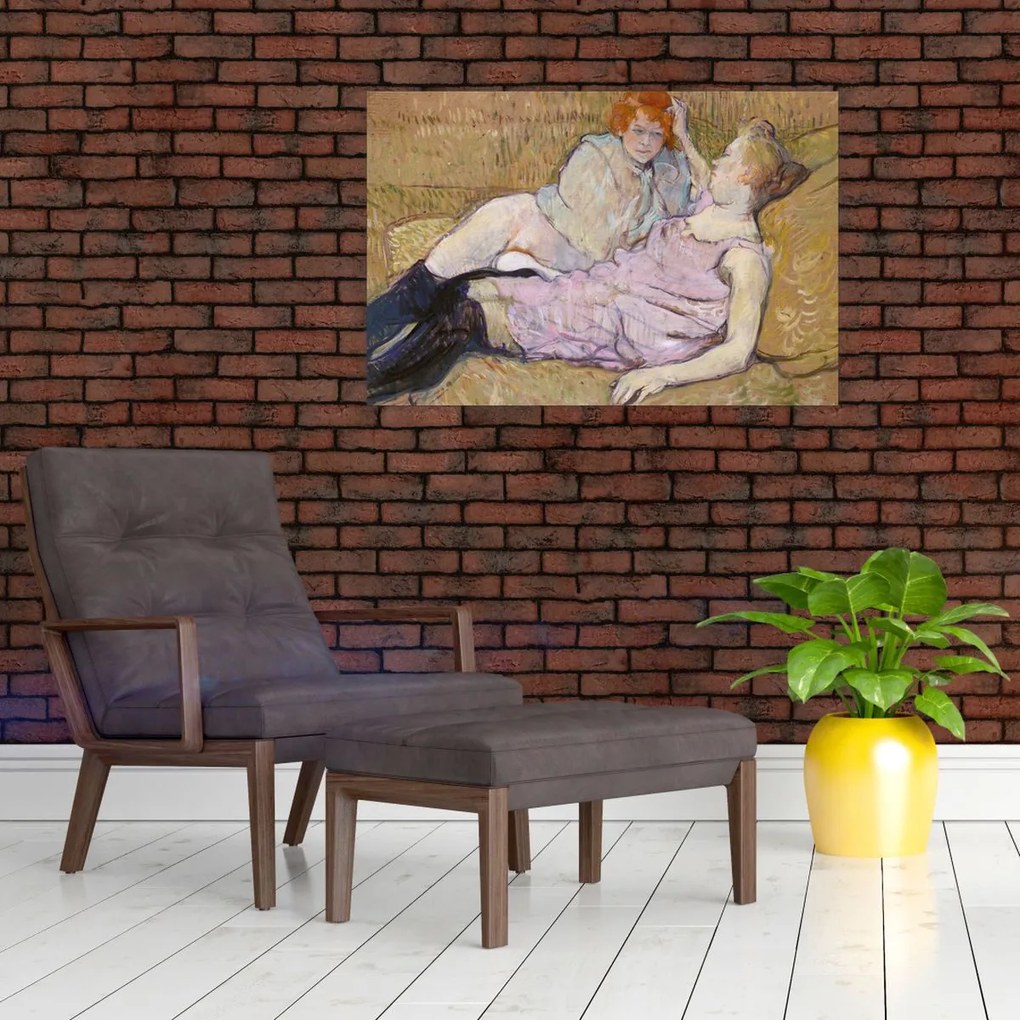 Kép - Henri de Toulouse-Lautrec, The Sofa, reprodukciók (90x60 cm)