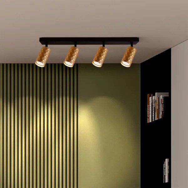 BRILAGI - LED RGBW dimmelhető spotlámpa SELE DIAMANT 4xGU10/4,8W/230V arany