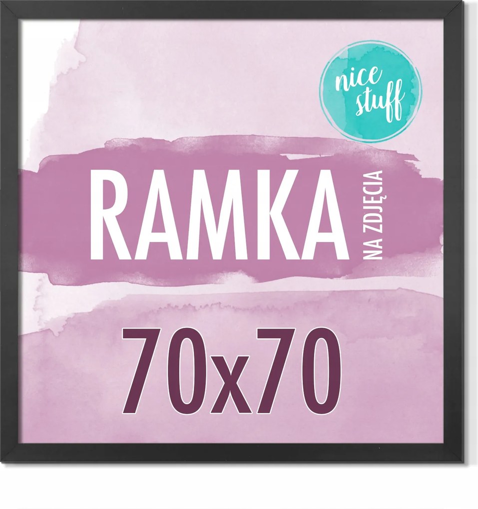 Keret 70x70 Képkeret 70x70 képkeret fekete Mdf keret