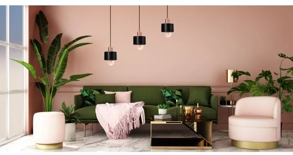 Csillár zsinóron BODO 3xE27/60W/230V