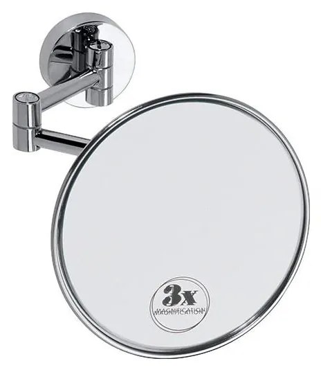 Sminktükör 14x14 cm ezüstszínű