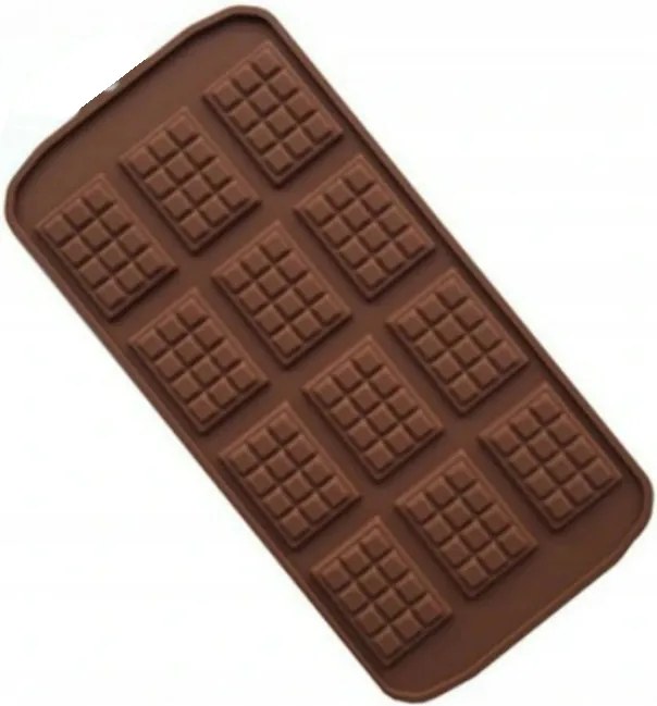 Szilikon Csokoládé Forma Mini Csokoládé 12db-os