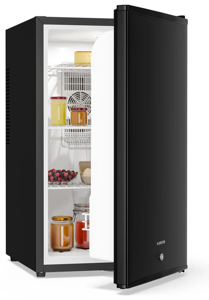 Klarstein Matterhorn 68, mini hűtőszekrény, 68 literes, 35 dB, kompakt, zárható