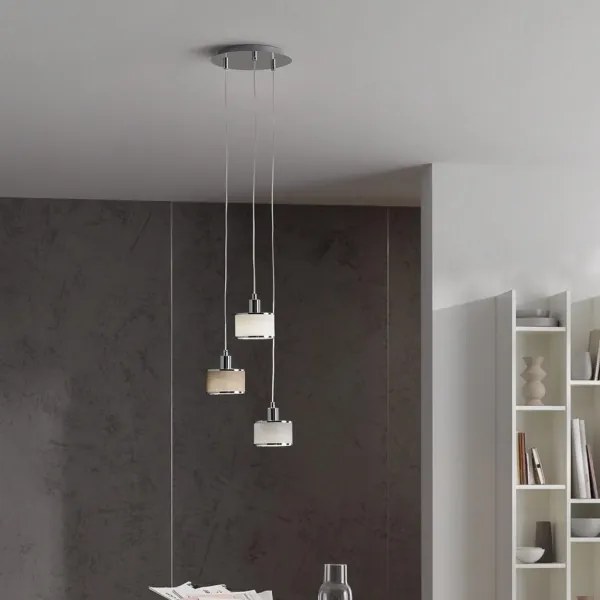 Wofi 619903019000 - Csillár zsinóron CIARA 3xE14/28W/230V