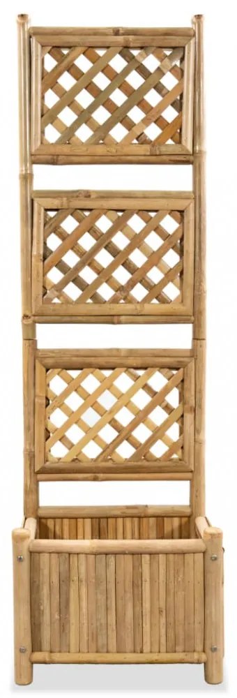 Bambusz növénytartó apácaráccsal 40 cm