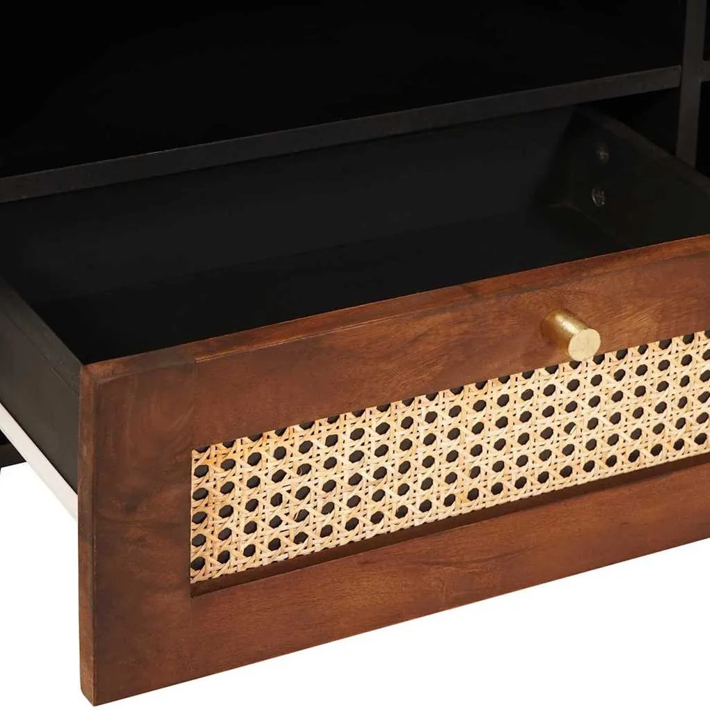 Média tárolószekrények és állványok Barna 80 x 33.5 x 46 cm