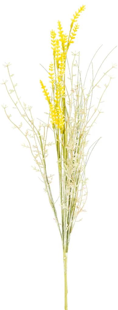 Mű réti virágok - levendula 56 cm, sárga