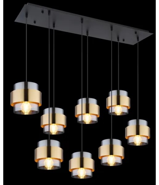 Globo 15560-8H - Csillár zsinóron MILLEY 8xE27/60W/230V