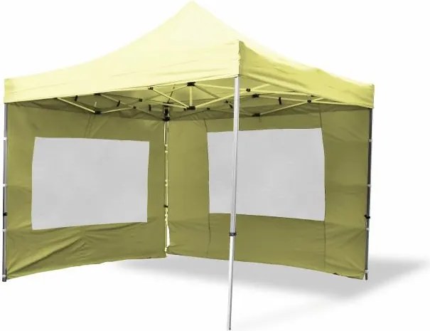 GARTHEN Kerti pavilon PROFI 3 x 3 m champagne + 4 oldalfal