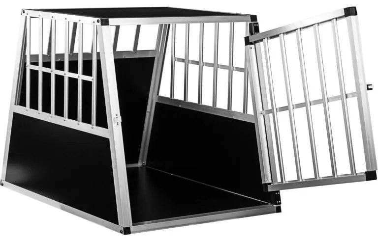 PETSTUFF Kutyaszállító box ALU 65 × 91 × 69,5 cm L