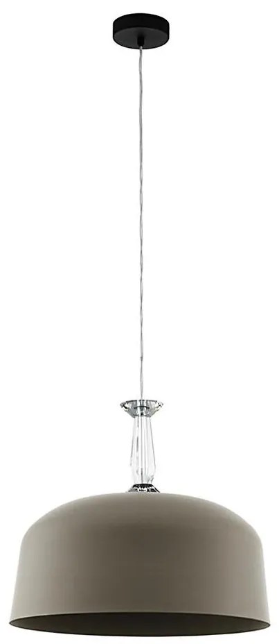 Eglo 39589 - Csillár zsinóron MONTE FUERTE 3xE27/10W/230V barna