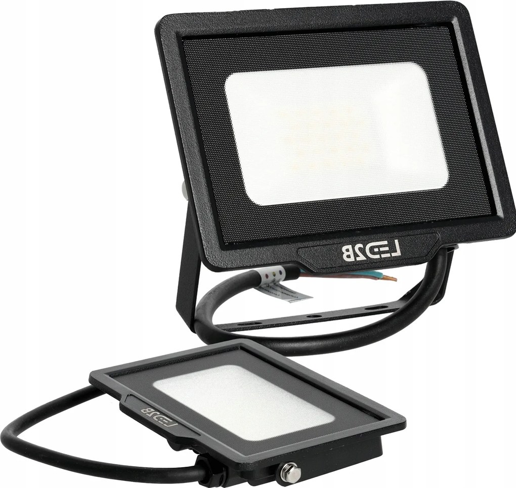 LED-es kültéri kerti fényvető 20W 1600lm 4000K 120° IP65 Fekete