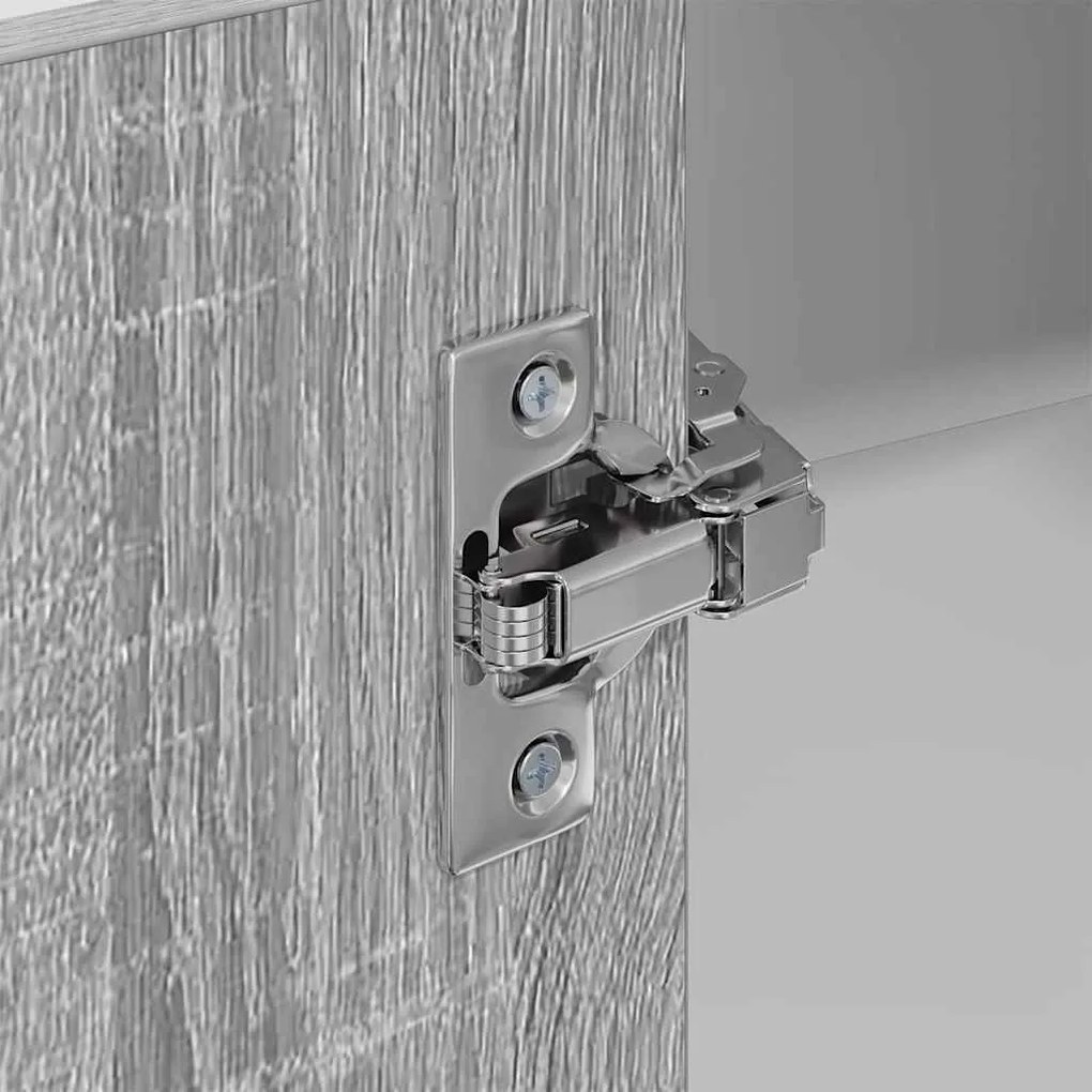 Függő szekrény Riga Szürke Sonoma és fehér 57 x 57 x 80 cm